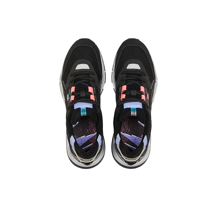PUMA Mirage Sport Tech Fandom Evolution Cushioning Anti-Slip And Wear-Resistant Low-Top Casual Shoes Unisex Black White-3