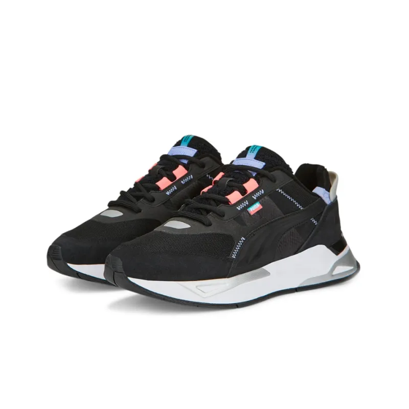 PUMA Mirage Sport Tech Fandom Evolution Cushioning Anti-Slip And Wear-Resistant Low-Top Casual Shoes Unisex Black White-2