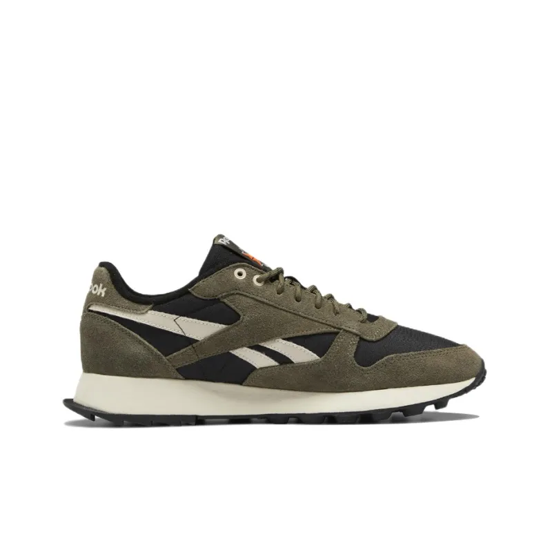 Reebok Classic Leather Cordura Black Army Green-1