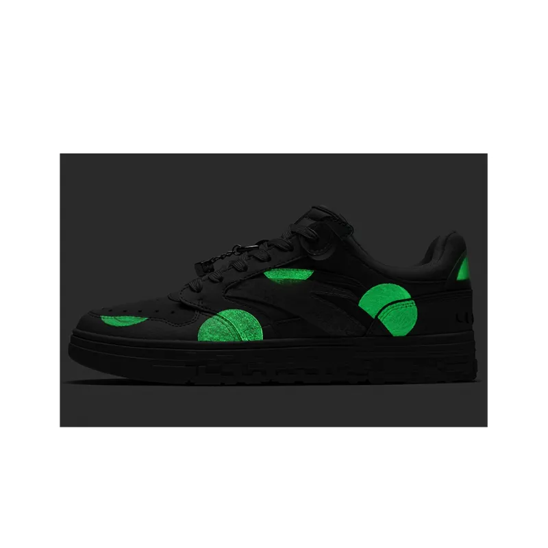 Anta Street Naughty Moonwalk Slip Resistant Cushioning Wear Resistant Low Top Skateboard Shoes Men's Gray-6