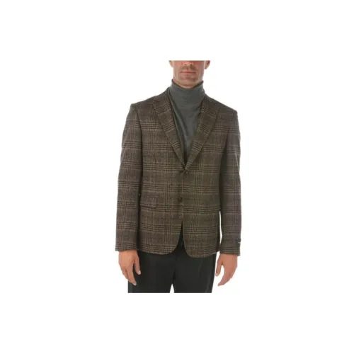 Ermenegildo Zegna Business Suits Men Brown Gray