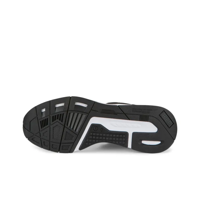 PUMA Mirage Sport Tech Fandom Evolution Cushioning Anti-Slip And Wear-Resistant Low-Top Casual Shoes Unisex Black White-5