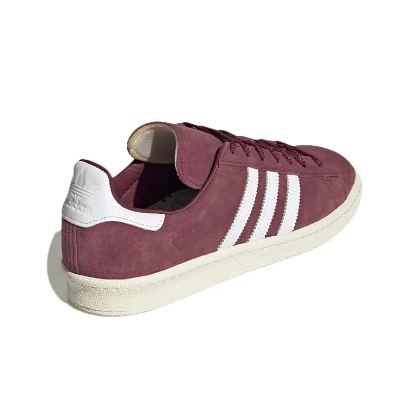 Adidas Campus 80s Collegiate Burgundy Cloud White-3
