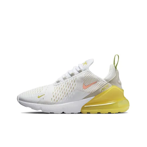 Nike Air Max 270 White Yellow Strike Women's