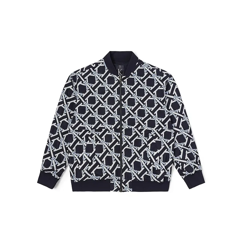 Kappa Jackets Men Midnight Blue Print 906P-1