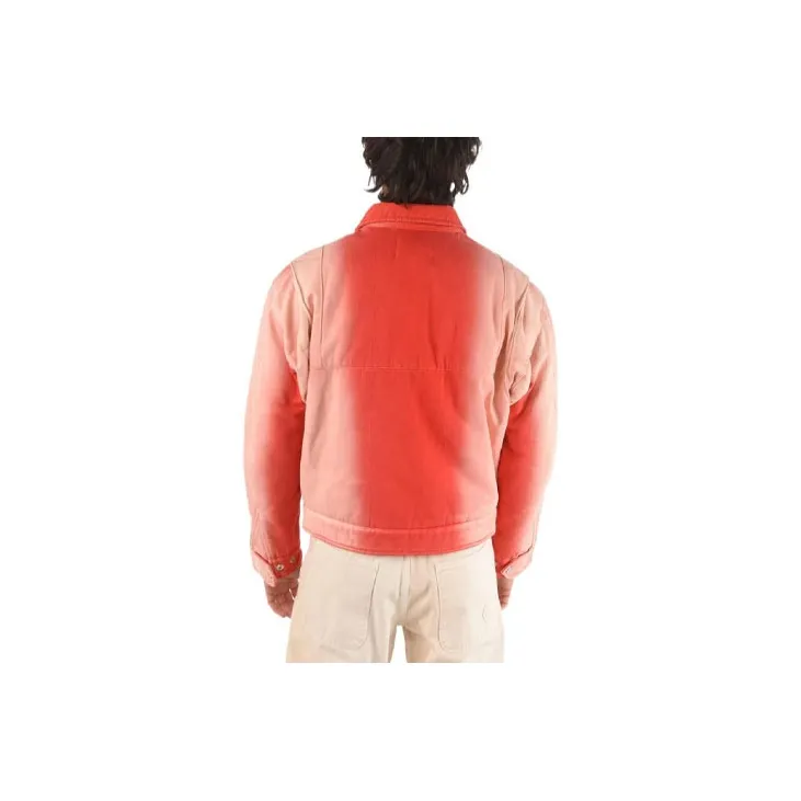 DIESEL Denim Jackets Men Pink-1