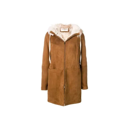 SAINT LAURENT Coats Women's Linen