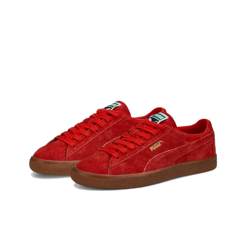PUMA Suede Vtg Hairy Suede Red Gum-2