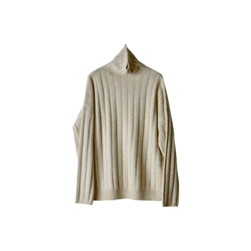 CLEANFLOW Cashmere Sweaters Women's Oatmeal