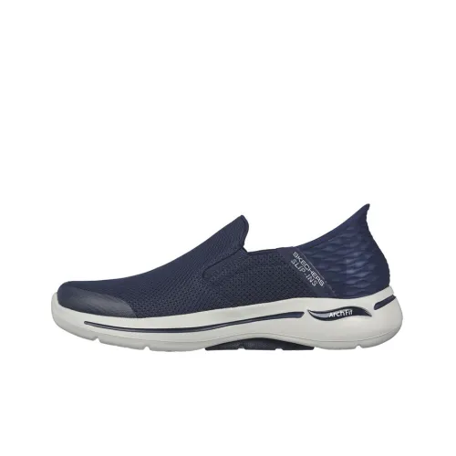 Skechers Go Walk Arch Fit Casual Shoes Men Low-Top Blue/White