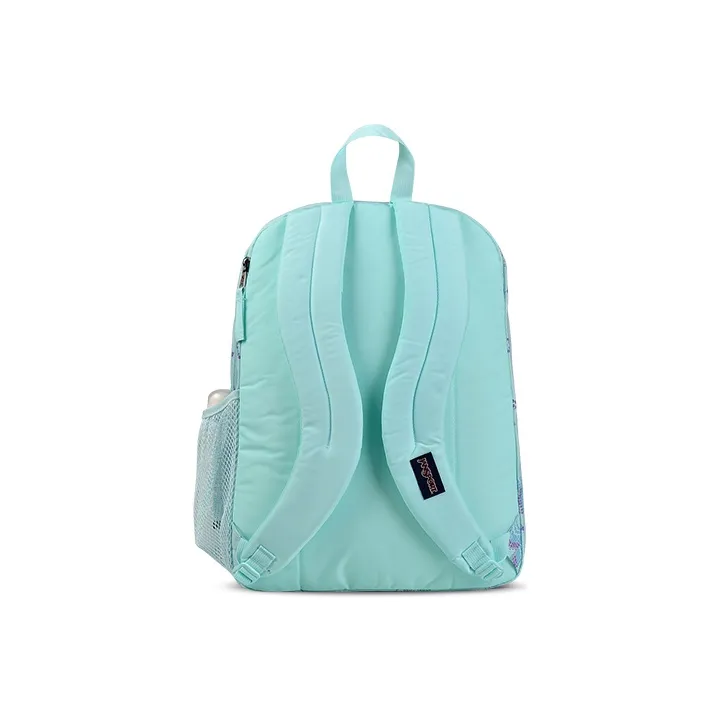 JanSport Polyester Backpack Large Size Unisex Green-3