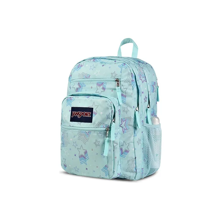 JanSport Polyester Backpack Large Size Unisex Green-1