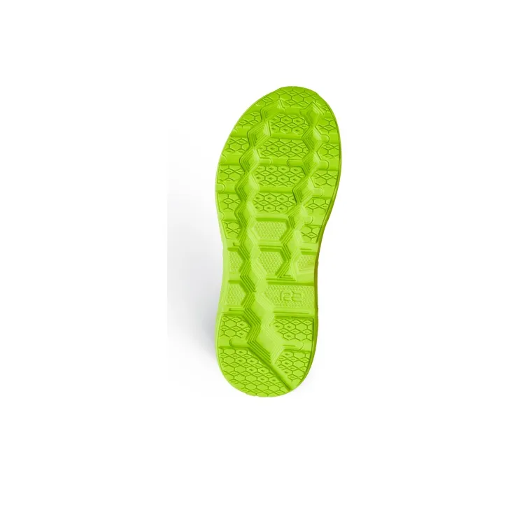 R2 REALRUN Cushioned Slip-Resistant Rebound Low-Top Running Shoes Unisex Neon Green-4