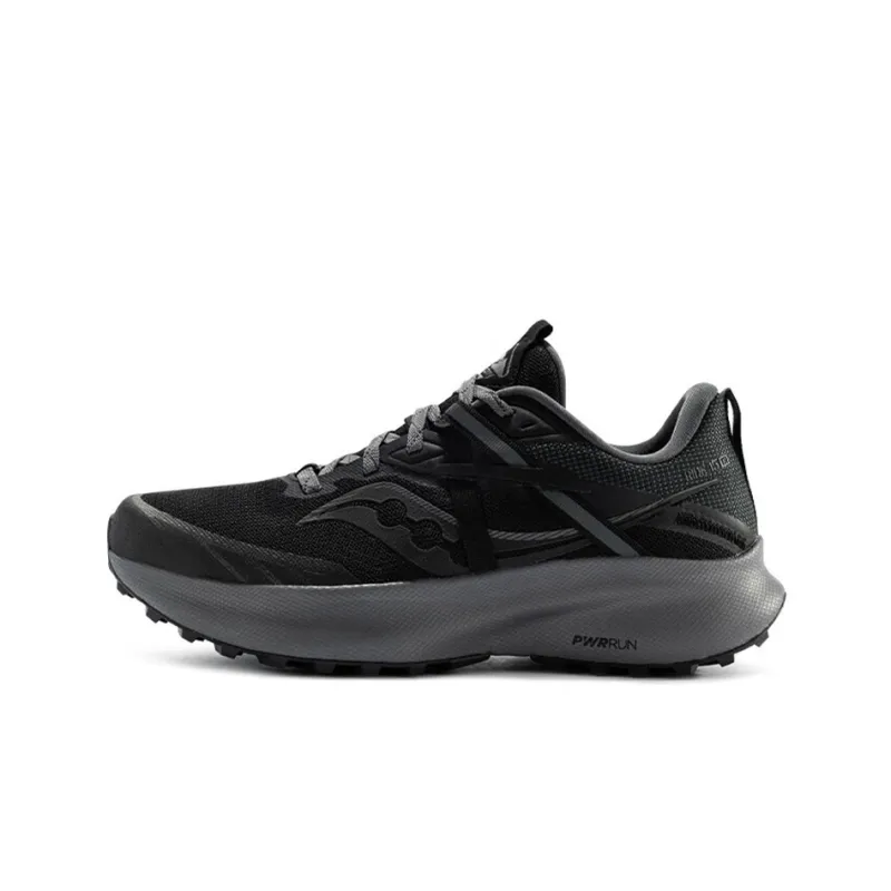 saucony Women's Ride 15 TR 'Black Charcoal'-0