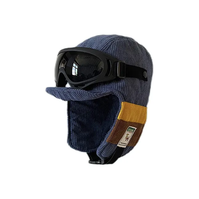 FREE RABBITⅡ Glass Detachable Trapper Hats Unisex-1