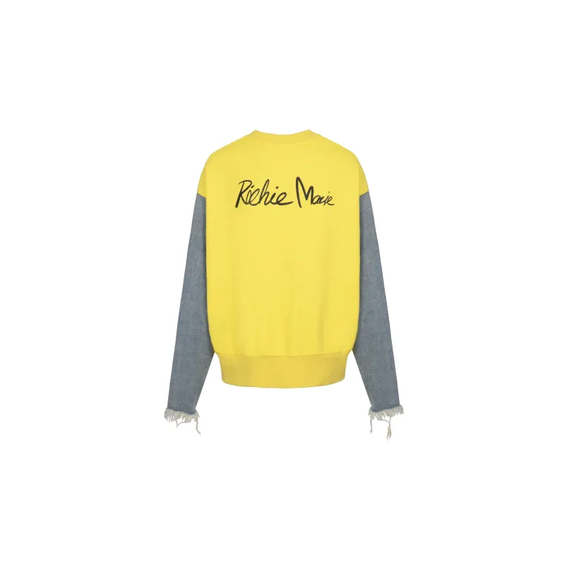 Richie Macie Sweatshirt Women's Bright Yellow-1
