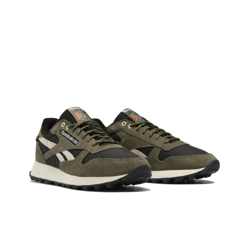 Reebok Classic Leather Cordura Black Army Green-2