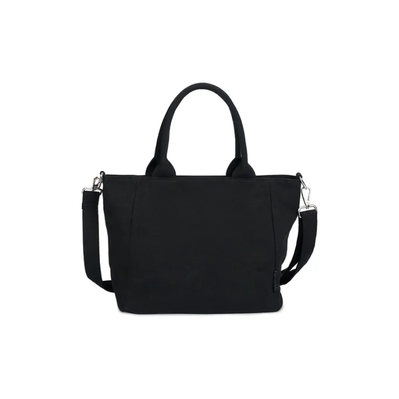 KANGOL Canvas Canvas Bag Dumpling Bag Crossbody Handbag Medium Size Women's Black-13