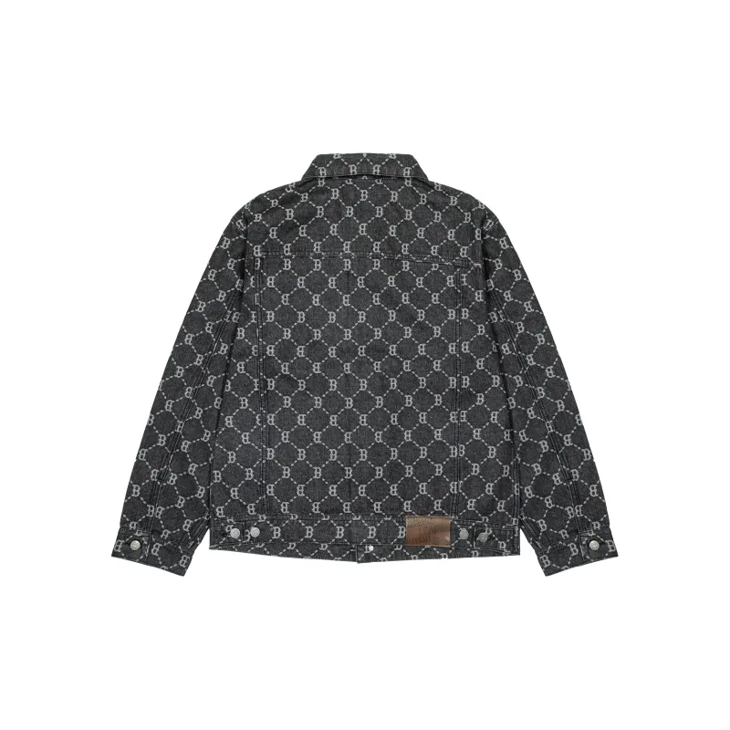 MLB Old Flower Jackets Unisex Black-1