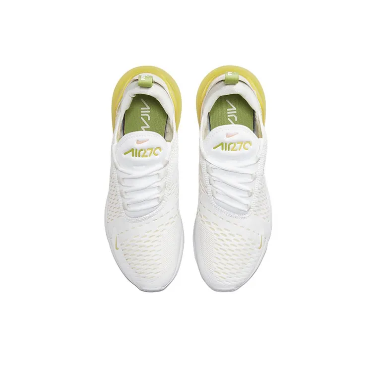 Nike Air Max 270 White Yellow Strike Women's-3