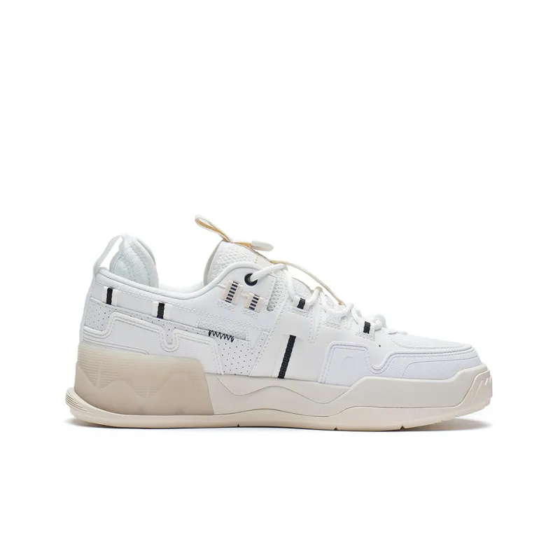 LiNing Glittering Star 1.5 Speed Star 1.5 Low Top Skateboard Shoes Men's Mist White-1