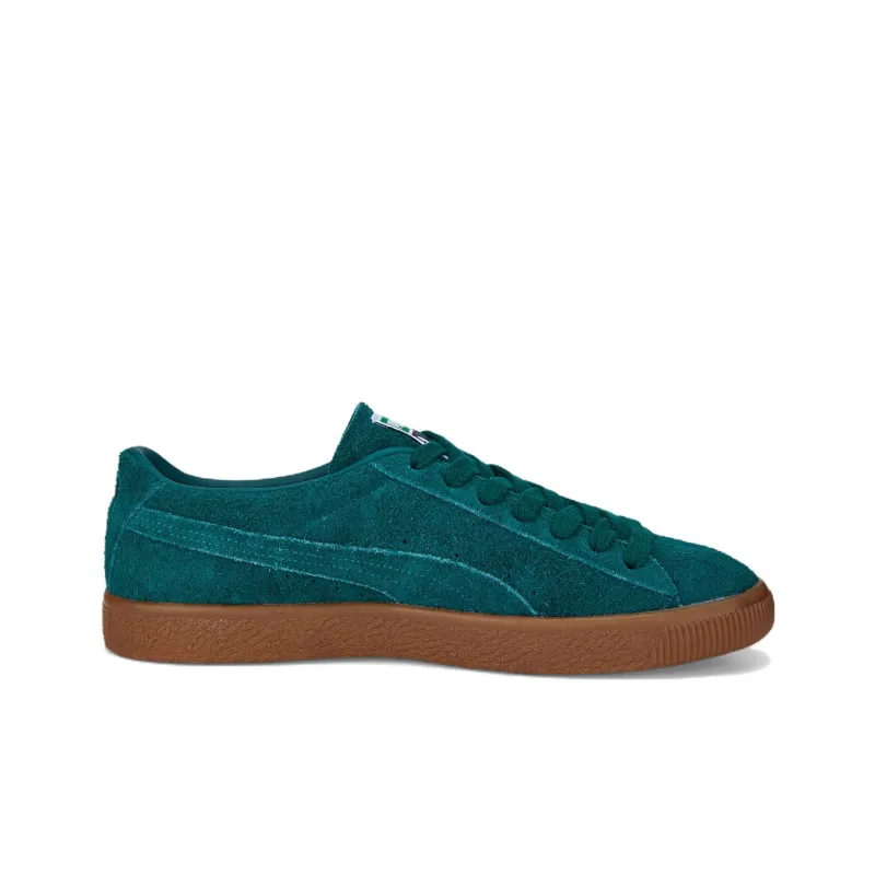 PUMA Suede Vtg Hairy Suede Green Gum-1