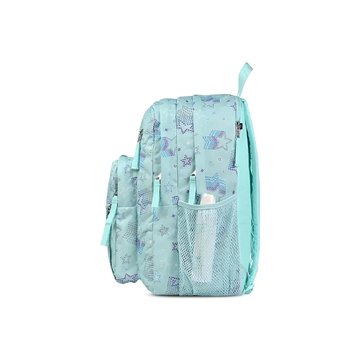 JanSport Polyester Backpack Large Size Unisex Green-2