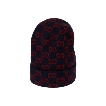 GUCCI Beanies Women's Burgundy