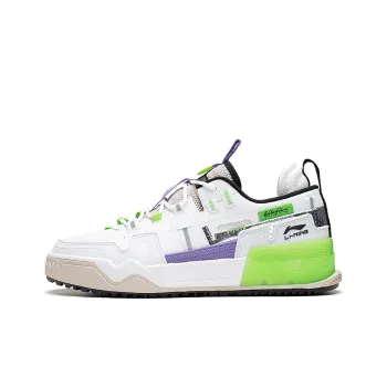 LiNing CF Speedstar 1.5 Low Top Skateboard Shoes Men's Standard White