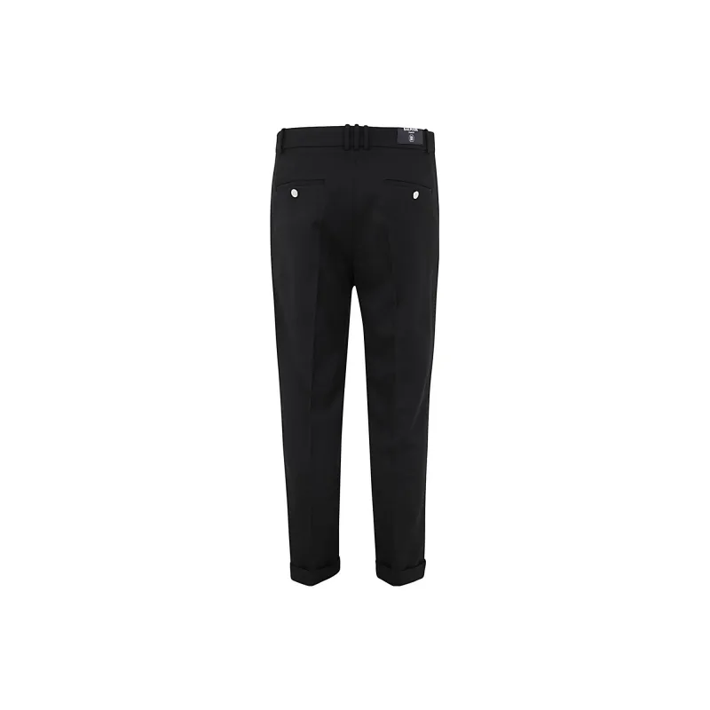 BALMAIN Casual Pants Men Black-1