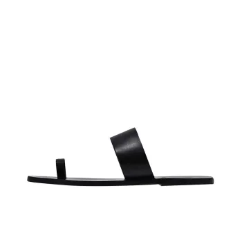 ANCIENT GREEK SANDALS Slide Slippers Men's Black
