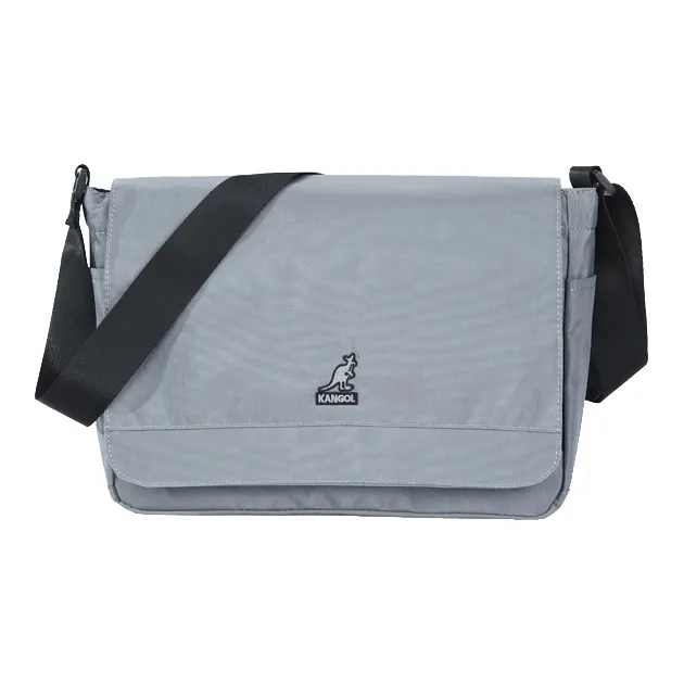 KANGOL Fabric Messenger Bag, Crossbody Bag, Shoulder Bag Unisex Tricolor-7