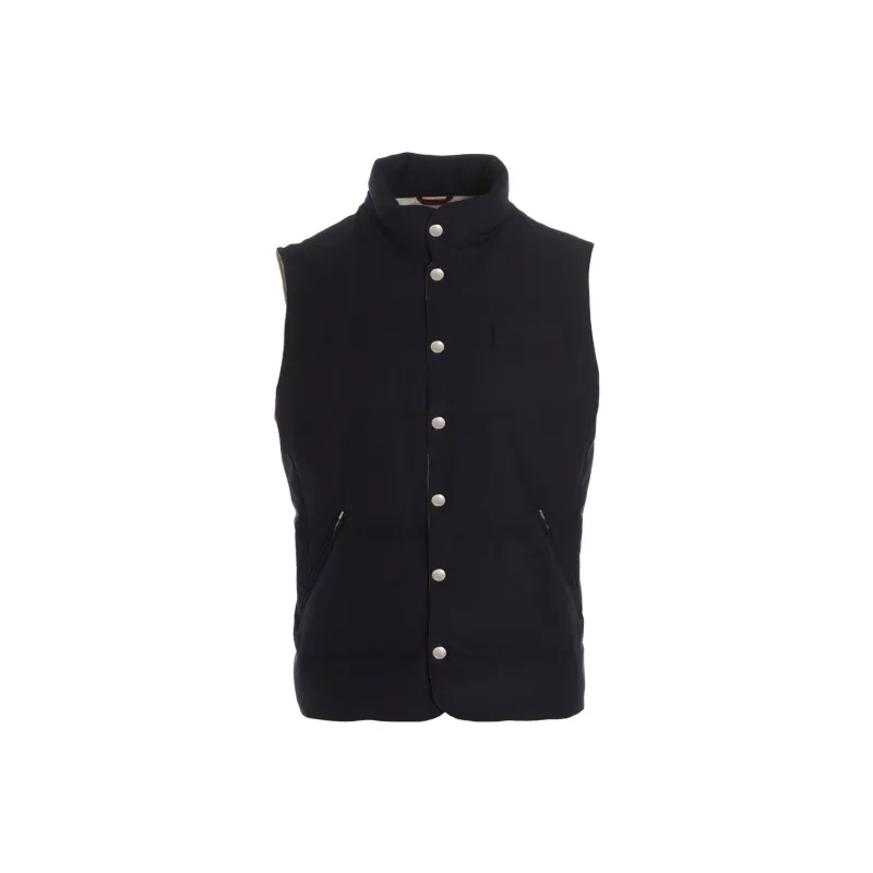 Brunello Cucinelli FW22 Down Vests Men's Black-2