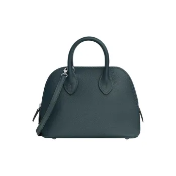 HERMES Bolide Evercolor Calfskin Bowling Bag Shoulder Bag Crossbody Bag Handbag Mini Women's Hurricane Blue/Izmir Blue