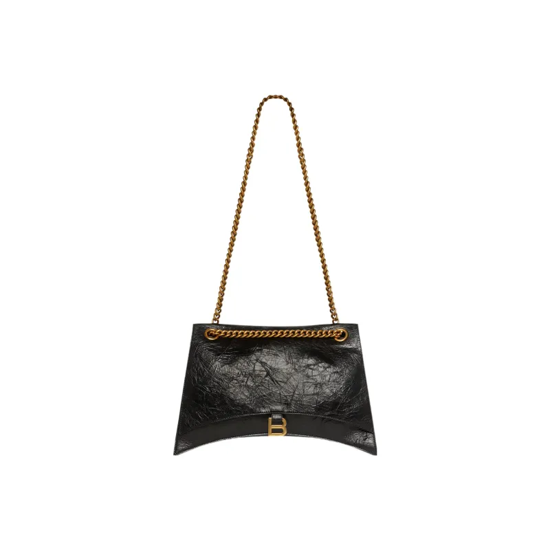 Balenciaga Women'ss Crush Large Chain Bag Black-5