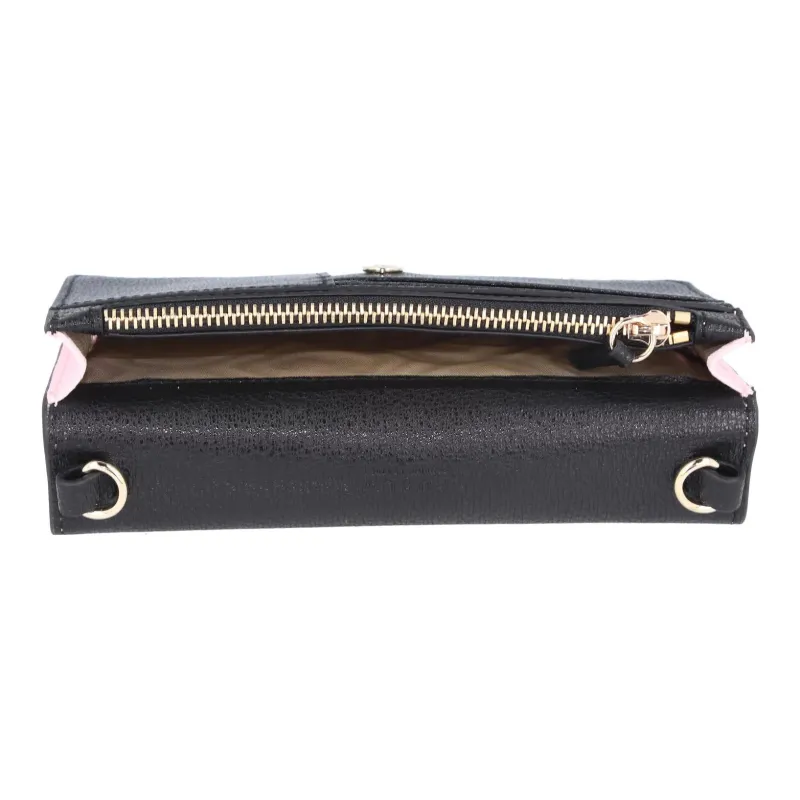 Furla Textured Leather Chain Wallet Crossbody Bag Shoulder Bag Women's Pink-4