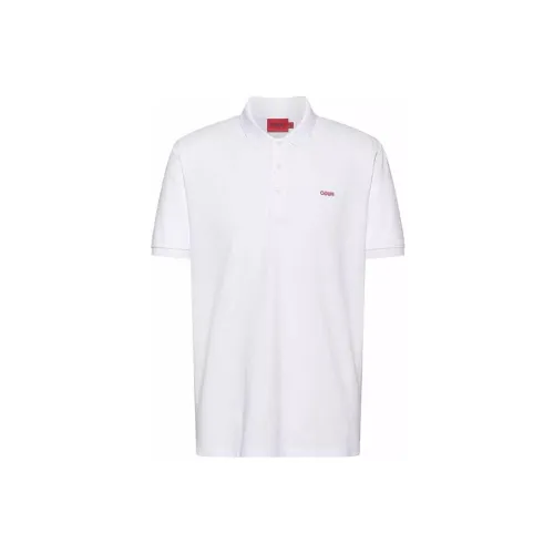 HUGO BOSS Polo Shirts Men White