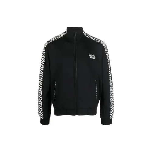 VERSACE Jackets Men Black