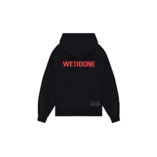 WE11DONE Sweatshirts Unisex Black