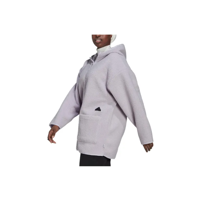 Adidas W New Fz Hdy Jacket Women's Purple-2