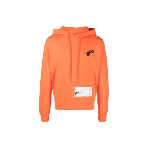 OFF-WHITE Sweatshirts Men Orange Red