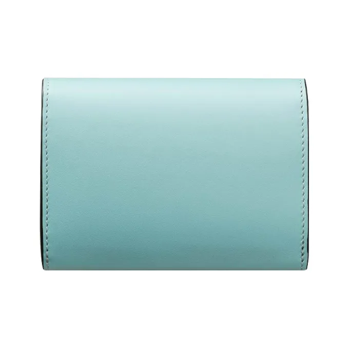 CARTIER C De Cartier Collection Calfskin Wallet Mini Women's Mint Green-1