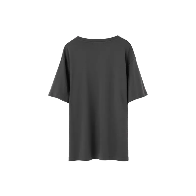 SOON FLOWER T Shirt Women's Dark Gray-1