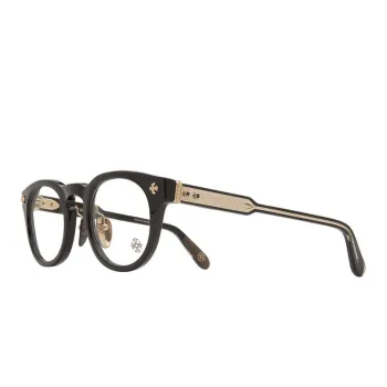 Chrome Hearts Plate And Metal Oval Eyeglass Frames Unisex
