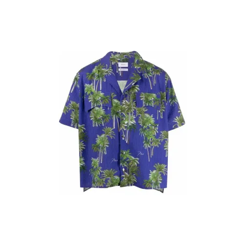 RHUDE Shirts Men Blue