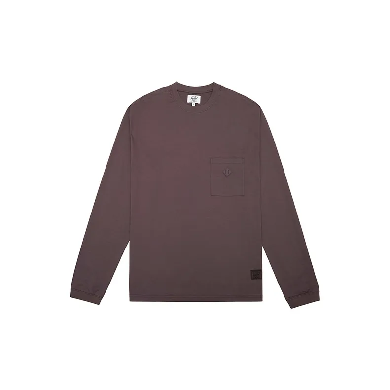 Herschel Straight Long-Sleeved T-Shirt Unisex-0