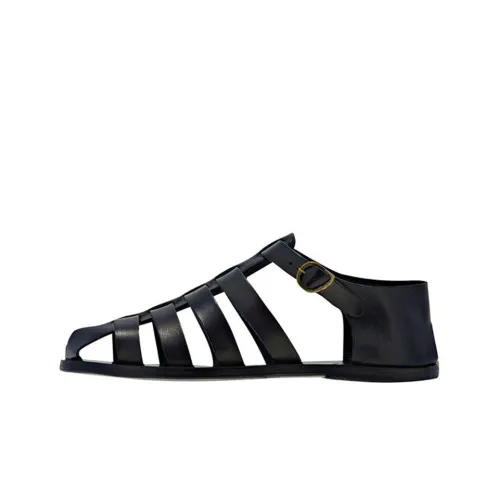 ANCIENT GREEK SANDALS Homer Stylish Sandals Men's Black