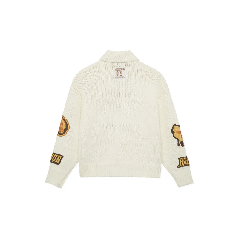 LiNing Badfive Sweater Men's Ecru-1