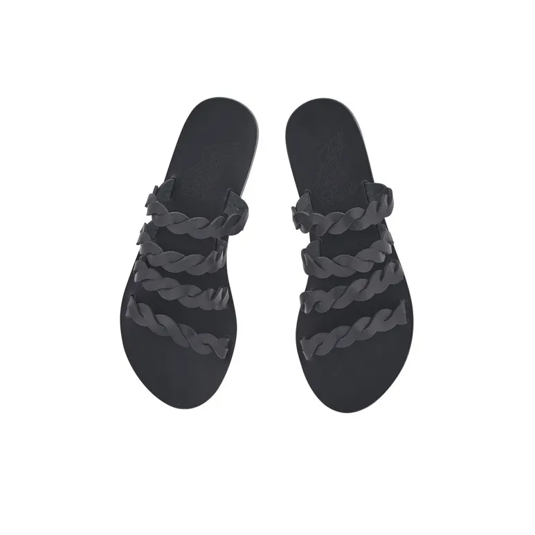 ANCIENT GREEK SANDALS Kynthia Stylish Sandals Women's Black-3