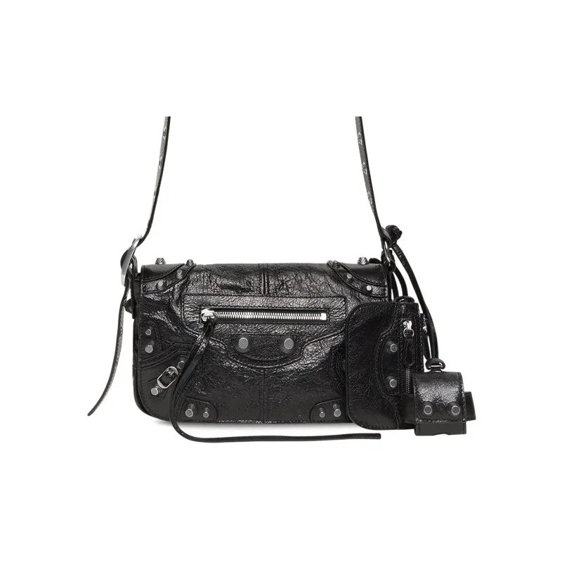 Balenciaga Le Cagole Xs Flap Bag Black-0